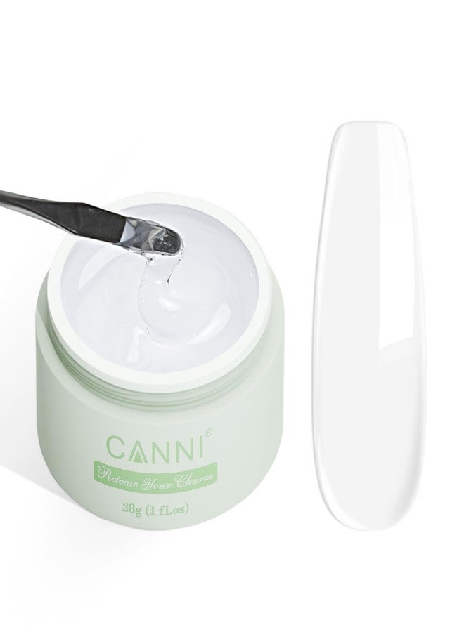 CANNI Builder Gel for Nails – 1 Fl Oz Clear Hard Gel for Nail Extension & Strengthening, Jelly Texture for DIY Nail Art - Image 1